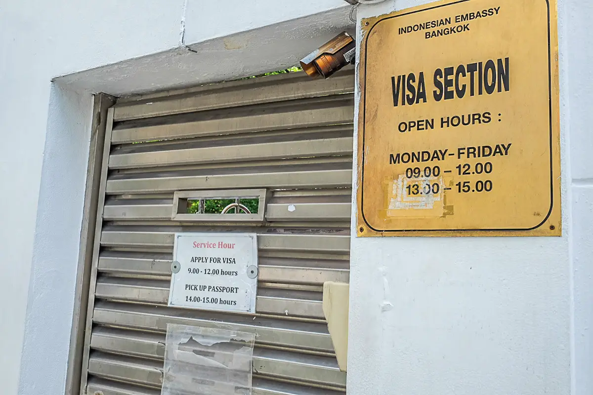 How to Get a 60-days Indonesian visa in Bangkok - Monkey Rock World