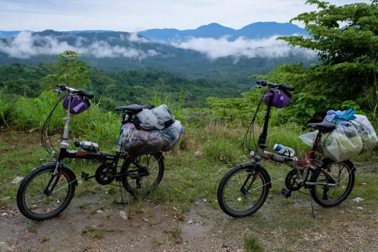 touring with folding bikes