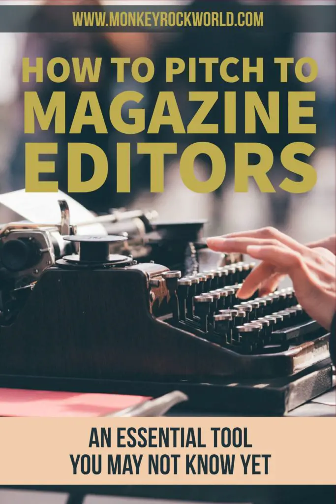 how to pitch to magazine editors