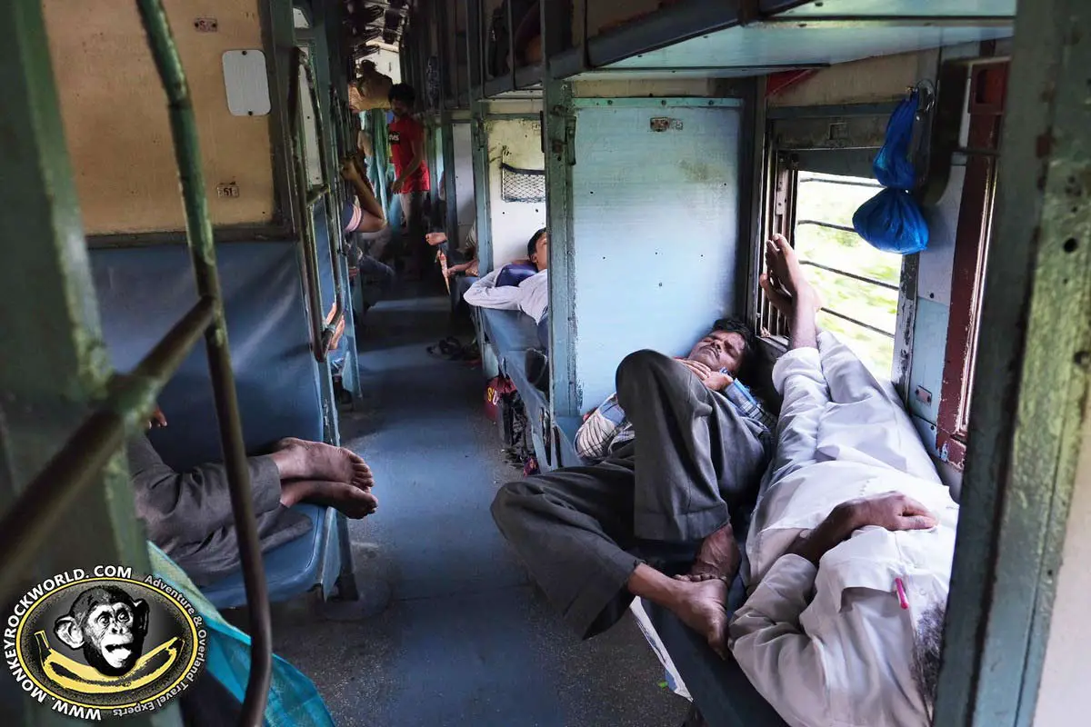 Sleeper class India train