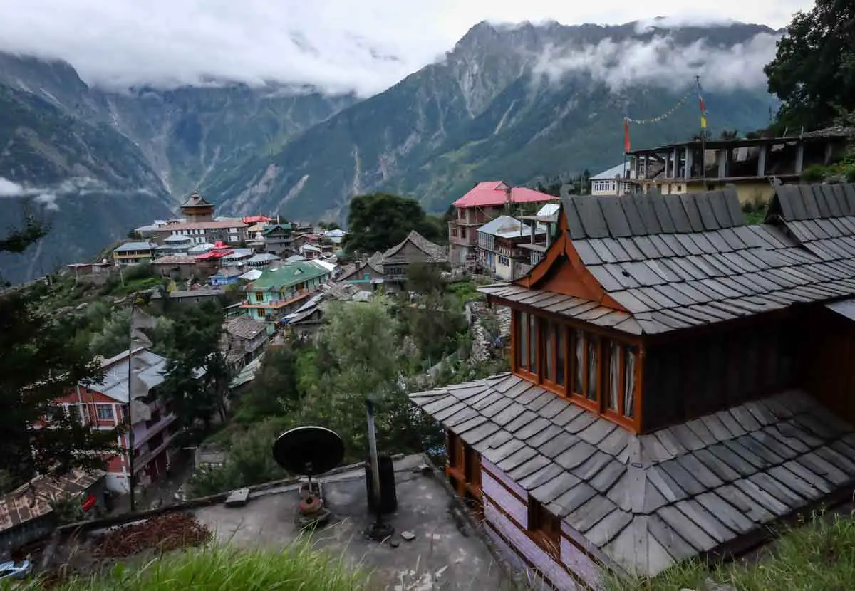 Kalpa hill station in north india