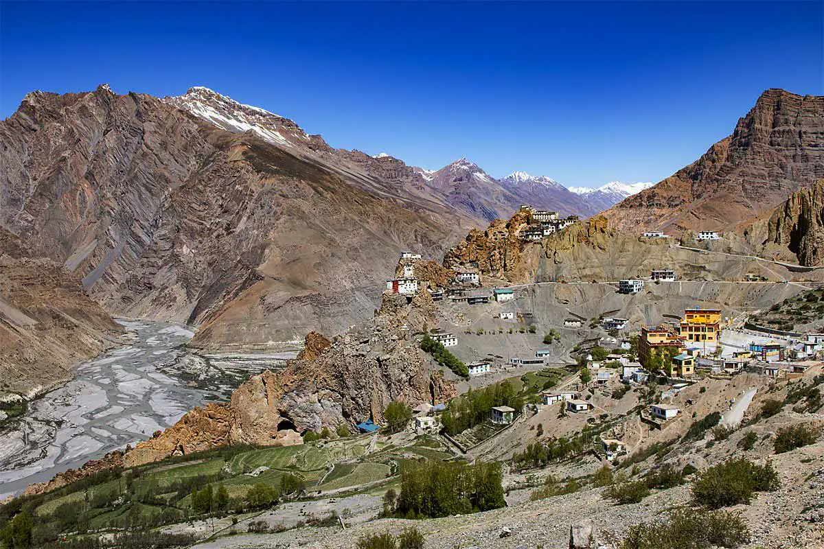 unexplored places in India Dhankar Spiti