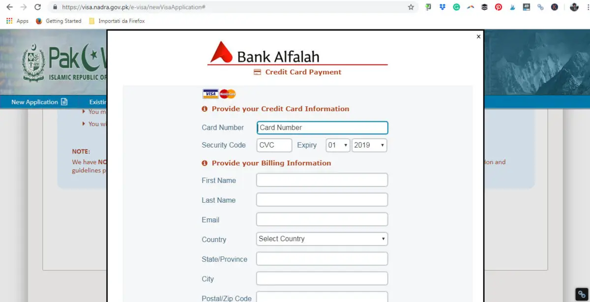 Pakistan_e_visa_process