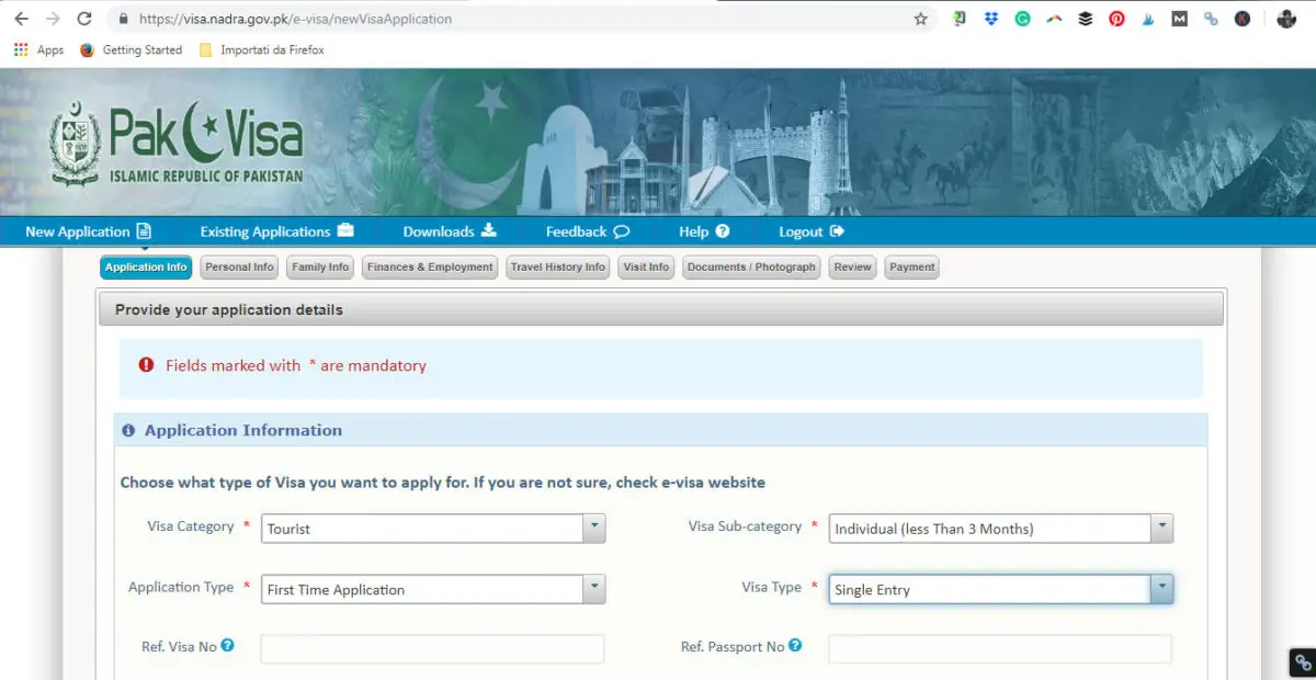 Pakistan_e_visa_process