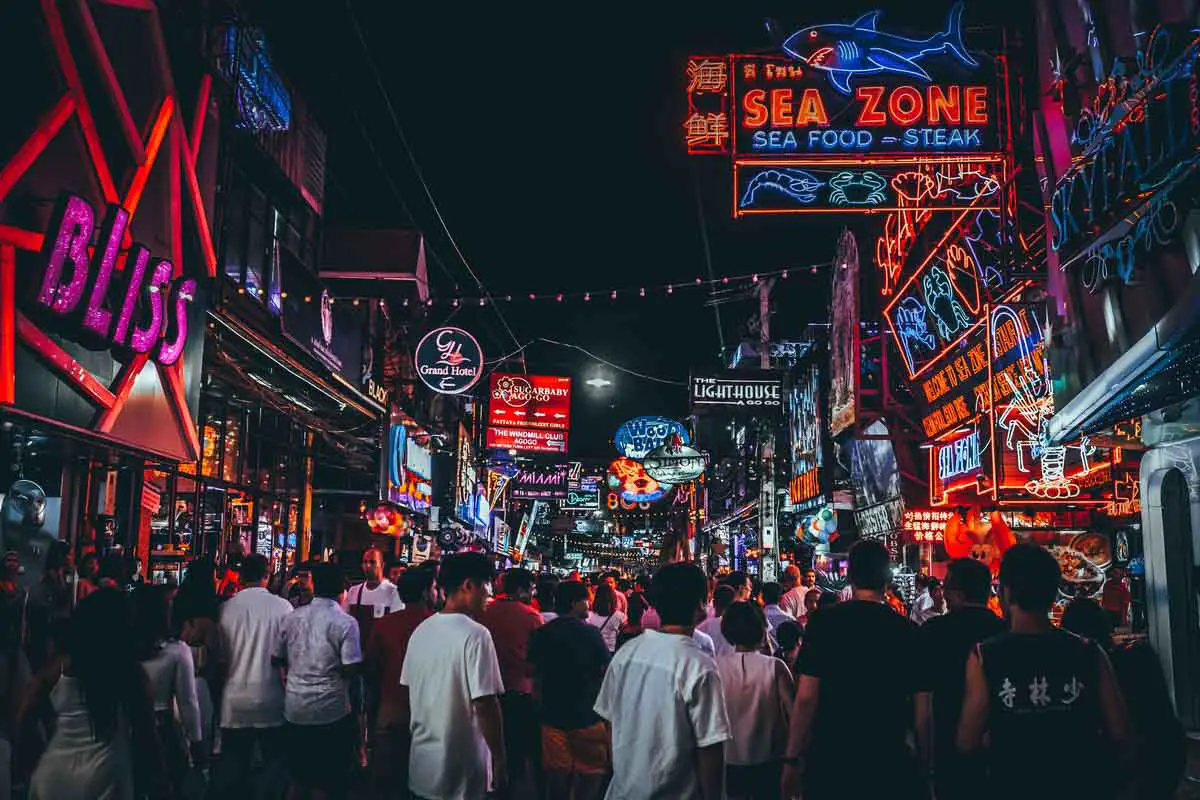 worst places to visit in southeast asia pattaya walking street