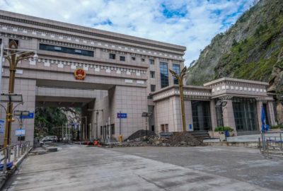 Tibet Nepal border crossing Kyrong