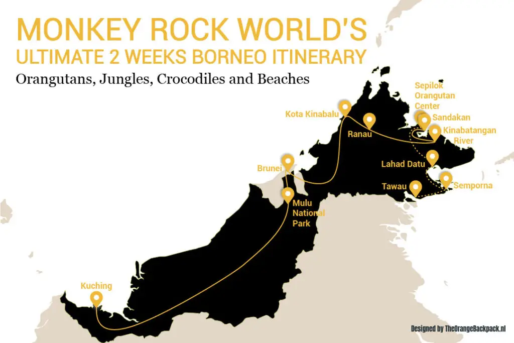 Borneo_2_weeks_itinerary_monkeyrockworld