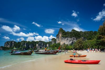 Krabi beach photographing Thailand